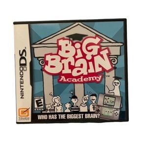 Nintendo DS Big Brain Academy Game - White and Blue